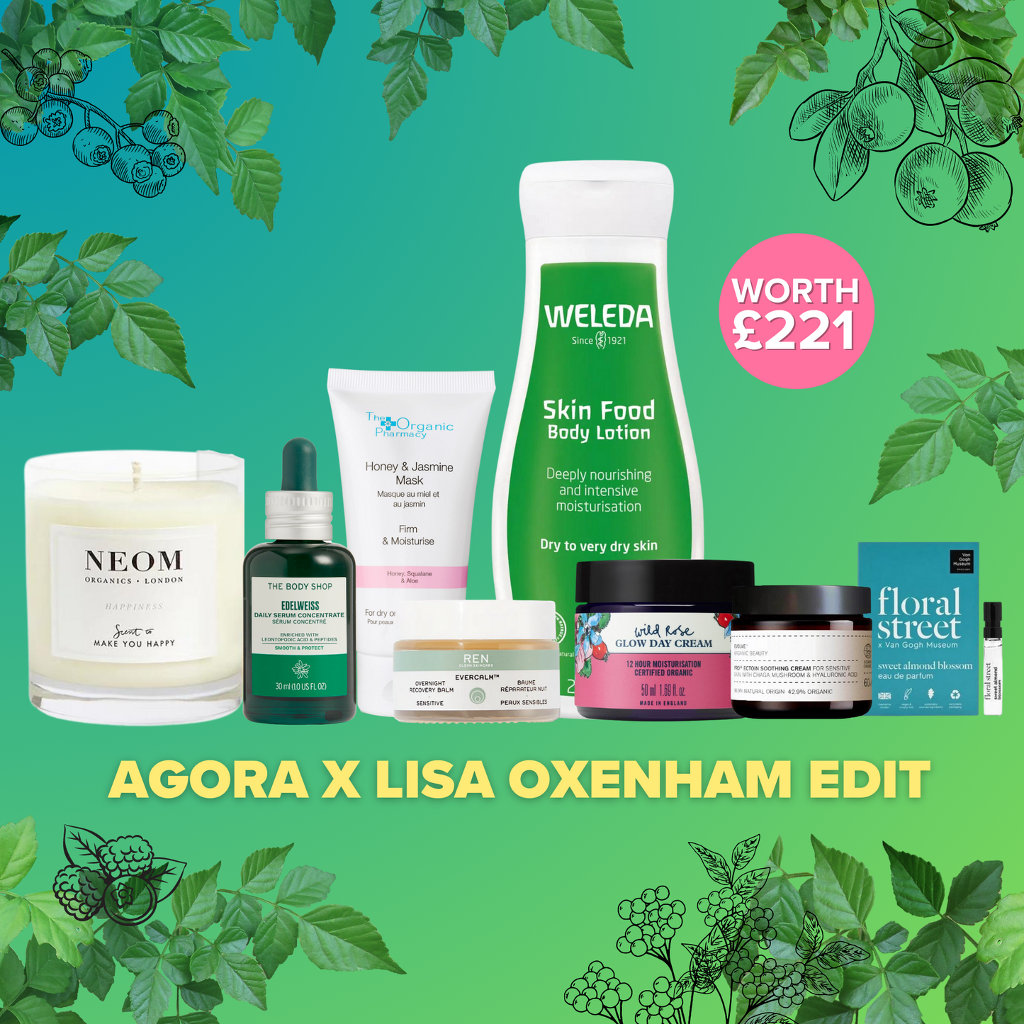 AGORA X Lisa Oxenham Edit Exclusive (WORTH £221)